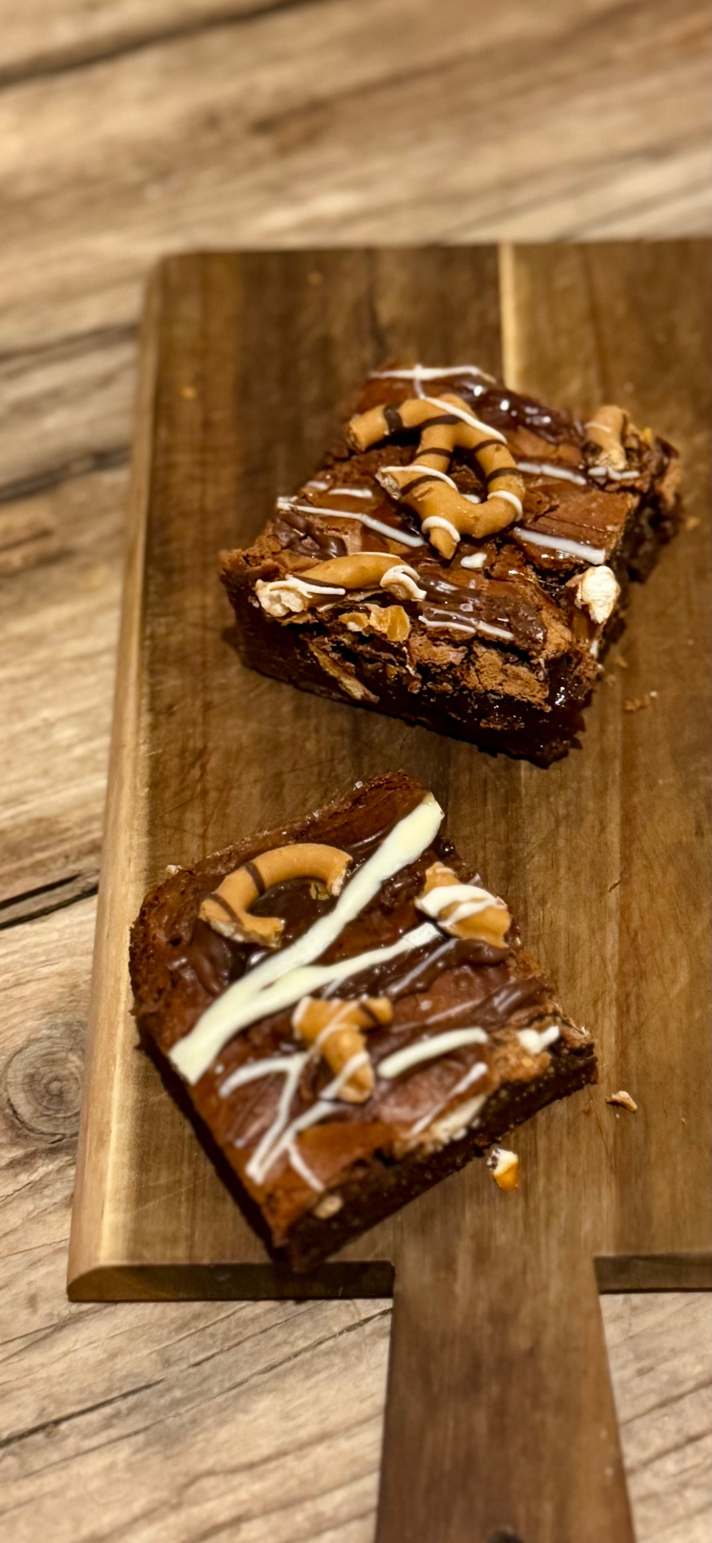 Gluten Free Salted Dulce De Leche Brownie Tray