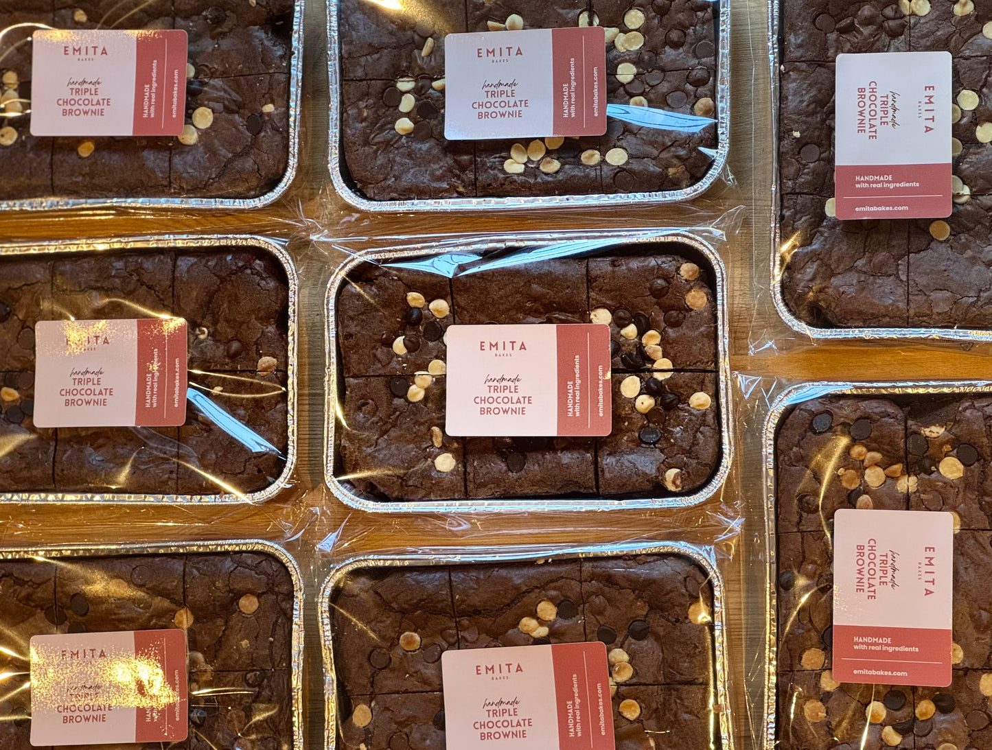 Triple Chocolate Brownie Tray